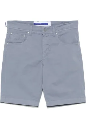 Jacob Cohen Korte broeken, Heren, Blauw, W38, Denim, Slim Fit Denim Jeans