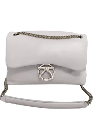 Kocca Tassen, Dames, Grijs, ONE Size, Moderne Ketting Crossbody Tas