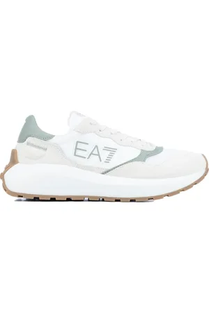EA7 Schoenen, Heren, Wit, 43 EU, Katoen, Casual Sneakers voor Mannen en Vrouwen