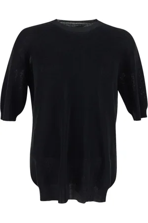 UMA WANG Truien, Heren, Zwart, L, Heren Mode T-shirt
