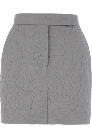 Max Mara Rokken, Dames, Grijs, S, Elegante Gonne Jurk voor Vrouwen