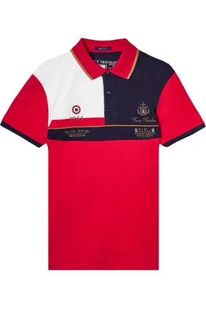 Aeronautica Militare Tops, Heren, Rood, 2Xl, Stijlvolle Polo Shirt
