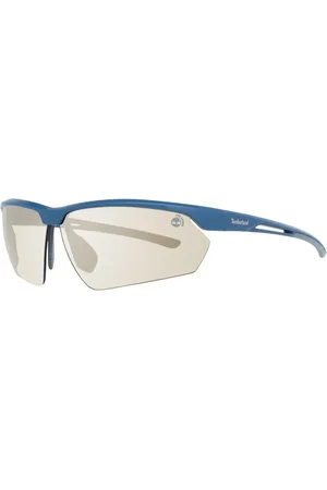 Timberland Accessoires, Heren, Blauw, ONE Size, Rechthoekige zonnebril