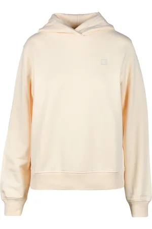 Calvin Klein Sweatshirts & Hoodies, Dames, Wit, L, Katoen, Stijlvolle Katoenmix Sweatshirt