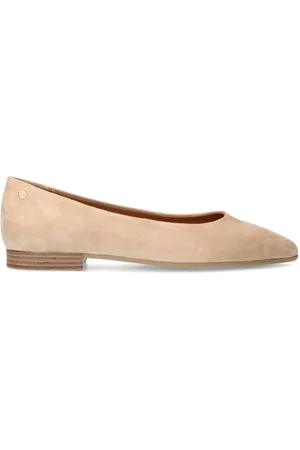 Manfield Schoenen, Dames, , 38 EU, Leer, Velours Ballerina