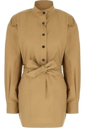 Saint Laurent Kleedjes, Dames, , L, Katoen, Stijlvolle Jassen en Vesten Collectie
