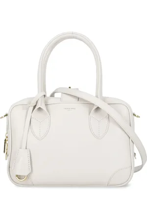Golden Goose Tassen, Dames, , ONE Size, Leer, Ivory leren handtas met handvat