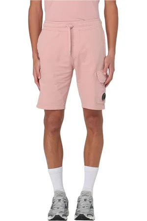 C.P. Company Korte broeken, Heren, Roze, XS, Cargo Lens Shorts
