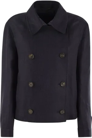 Brunello Cucinelli Jassen, Dames, Zwart, S, Stijlvolle Jas