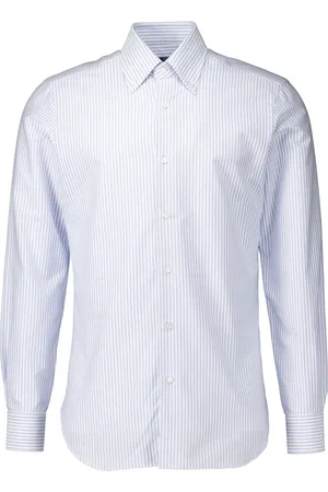 BARBA Overhemden, Heren, Blauw, 2Xl, Lichtblauw overhemd lange mouw