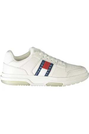Tommy Hilfiger Schoenen, Heren, Wit, 44 EU, Sportieve witte sneakers met veters