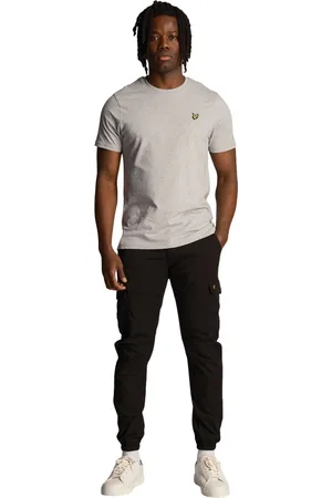 Lyle & Scott Broeken, Heren, Zwart, W34 L30, Broek Upton Park Cargo