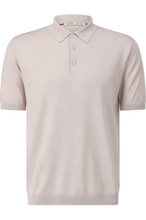 MAURIZIO BALDASSARI Tops, Heren, , XL, Zijde Blend Polo Shirt Elegant Look