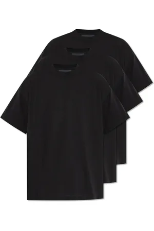FEAR OF GOD Tops, Heren, Zwart, XS, Katoen, Driepak T-shirts
