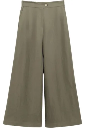 Ivy & Oak Broeken, Dames, Groen, XL, Linnen, Piera ANN Broek
