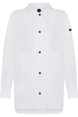 RRD Blouses & Shirts, Dames, Wit, M, Denim, Oversize Denim Shirt Jas
