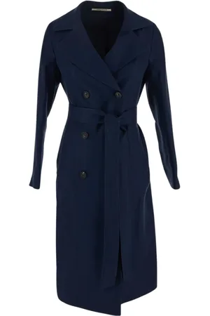 TAGLIATORE Mantels, Dames, Blauw, L, Trench Woman Clothing
