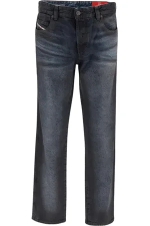 Diesel Jeans, Heren, Blauw, W30, Katoen, Grijze Stonewashed Katoen Hennep Blend Jeans
