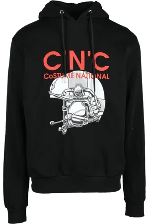 Costume National Sweatshirts & Hoodies, Heren, Zwart, S, Katoen, Maglia