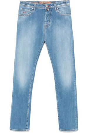 Jacob Cohen Jeans, Heren, Blauw, W31, Katoen, Bard Slim-fit Jeans