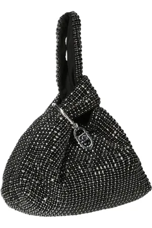 Liu Jo Tassen, Dames, Zwart, ONE Size, Mini Strass Tas