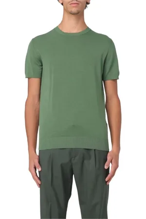 Manuel Ritz Truien, Heren, Groen, L, Katoen, Katoenen Korte Mouw Regular Fit Trui
