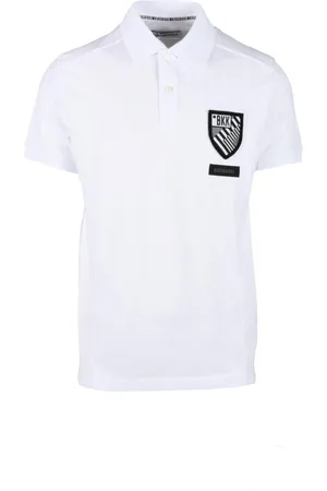 Bikkembergs Tops, Heren, Wit, S, Katoen, Tshirt