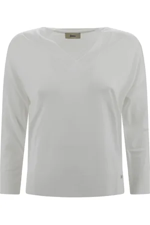 HERNO Truien, Dames, Wit, S, Witte Trui voor Vrouwen
