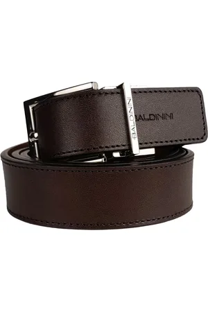 BALDININI Accessoires, Heren, Bruin, 110 CM, Leer, Omkeerbare Leren Riem Bruin Dubbelzijdig