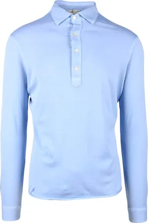 FILIPPO DE LAURENTIIS Tops, Heren, Paars, L, Katoen, Polo