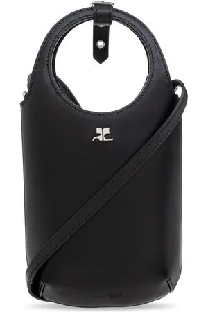 Courrèges Tassen, Dames, Zwart, ONE Size, Leer, Tas Slim