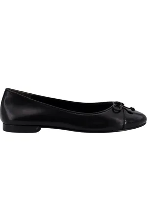 Tory Burch Schoenen, Dames, Zwart, 40 EU, Zwarte leren ballerina