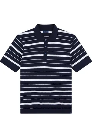 Paul & Shark Tops, Heren, Veelkleurig, L, Katoen, Katoenen Poloshirt met korte mouwen