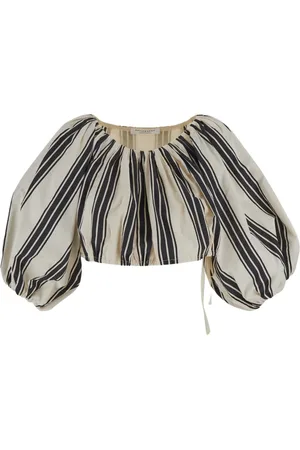 Serafini Blouses & Shirts, Dames, Veelkleurig, S, Dames Top met Knoopsluiting en Korte Mouwen