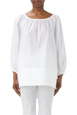 LIVIANA CONTI Blouses & Shirts, Dames, Wit, S, Witte Jassen voor Vrouwen