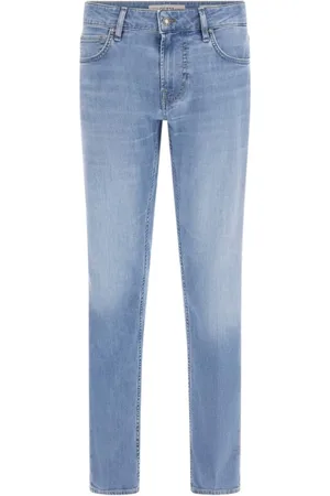 Guess Jeans, Heren, Blauw, W34, Katoen, Blauwe Clearwater Skinny Jeans