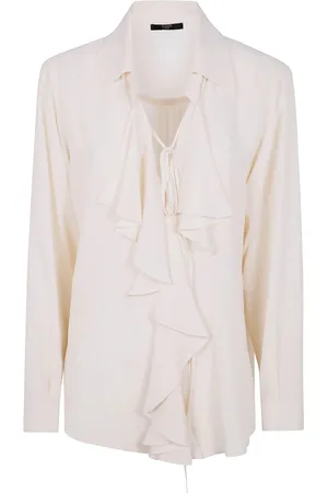 SEVENTY BY SERGIO TEGON Blouses & Shirts, Dames, , S, Elegante Roomwitte Overhemd