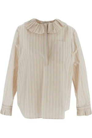 Serafini Blouses & Shirts, Dames, , M, Katoen, Gestreept shirt voor stijlvolle uitstraling