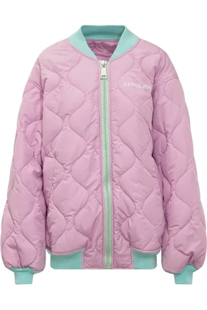 Khrisjoy Jassen, Dames, Roze, M, Polyester, Oversized Bomberjack