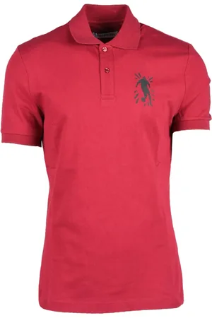 Bikkembergs Tops, Heren, Rood, S, Katoen, Tshirt