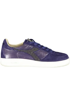 Diadora Schoenen, Dames, Blauw, 37 EU, Katoen, Elegante sportschoenen met Swarovski-details