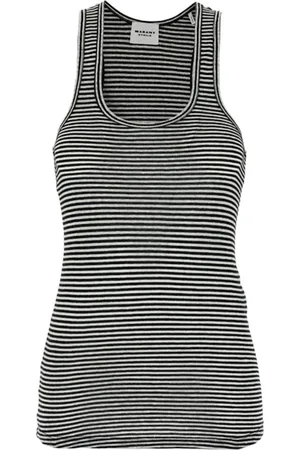 Isabel Marant Tops, Dames, Veelkleurig, L, Ecru Thea Tee