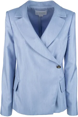 GENNY Jassen, Dames, Blauw, L, Stijlvolle Jassen en Vesten Collectie