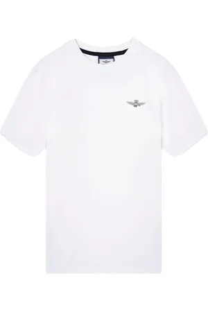 Aeronautica Militare Tops, Heren, Wit, M, Katoen, Katoenen T-shirt