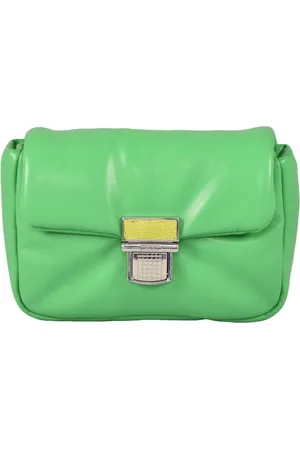 Msgm Tassen, Dames, Groen, ONE Size, Poliuretanica Schoudertas