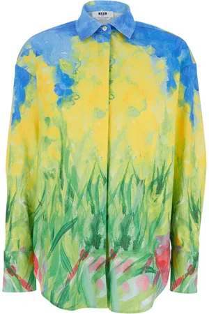 Msgm Blouses & Shirts, Dames, Veelkleurig, S, Multikleur Shirt