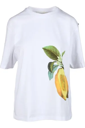 Sportmax Tops, Dames, Wit, S, Katoen, Tshirt
