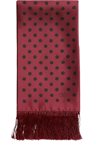 VALENTINO GARAVANI Accessoires, Heren, Rood, ONE Size, Heren Sjaal Mode Accessoire