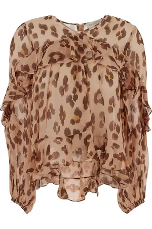 ZIMMERMANN Blouses & Shirts, Dames, , S, Gerimpelde V-hals Top voor Vrouwen