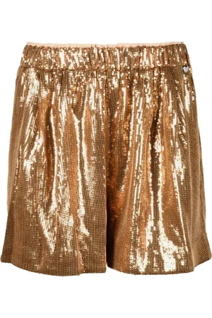 Twin-Set Korte broeken, Dames, Geel, M, Polyester, Broek